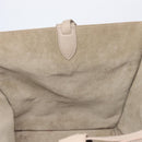 CELINE Luggage Phantom Hand Bag Leather Beige Gold Auth 209927A-19