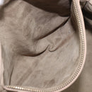 CELINE Luggage Phantom Hand Bag Leather Beige Gold Auth 209927A-22