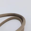 CELINE Luggage Phantom Hand Bag Leather Beige Gold Auth 209927A-9