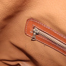CELINE Macadam Canvas Shoulder Bag PVC Leather Brown Gold Auth 209928-21