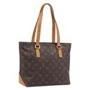 LOUIS VUITTON Monogram Cabas Piano Tote Bag M51148 LV Auth 209932V-1