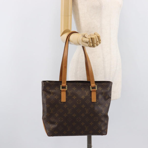 LOUIS VUITTON Monogram Cabas Piano Tote Bag M51148 LV Auth 209932V