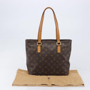 LOUIS VUITTON Monogram Cabas Piano Tote Bag M51148 LV Auth 209932V-24