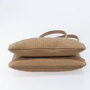 Christian Dior Canage Tote Bag Nylon Beige Gold Auth 209933-10