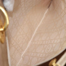 Christian Dior Canage Tote Bag Nylon Beige Gold Auth 209933-24