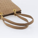 Christian Dior Canage Tote Bag Nylon Beige Gold Auth 209933-7