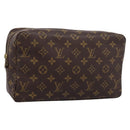 LOUIS VUITTON Monogram Trousse Toilette 28 Clutch Bag M47522 LV Auth 209937V-1