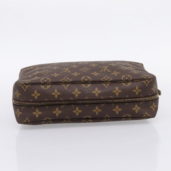 LOUIS VUITTON Monogram Trousse Toilette 28 Clutch Bag M47522 LV Auth 209937V
