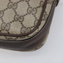 GUCCI GG Supreme Shoulder Bag PVC Beige Gold 007 904 0423 Auth 209939-13