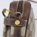 GUCCI GG Supreme Shoulder Bag PVC Beige Gold 007 904 0423 Auth 209939-15