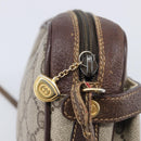 GUCCI GG Supreme Shoulder Bag PVC Beige Gold 007 904 0423 Auth 209939-18