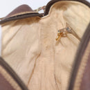 GUCCI GG Supreme Shoulder Bag PVC Beige Gold 007 904 0423 Auth 209939-22