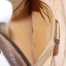 GUCCI GG Supreme Shoulder Bag PVC Beige Gold 007 904 0423 Auth 209939-24