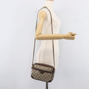 GUCCI GG Supreme Shoulder Bag PVC Beige Gold 007 904 0423 Auth 209939-27