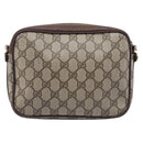 GUCCI GG Supreme Shoulder Bag PVC Beige Gold 007 904 0423 Auth 209939-3