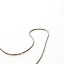 Saint Laurent Chain Love Box Shoulder Bag Leather Black Silver Auth 209941M-9