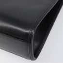 GUCCI Jackie Hand Bag Leather Black Silver 002 1065 Auth 209943V-17