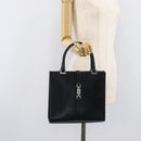 GUCCI Jackie Hand Bag Leather Black Silver 002 1065 Auth 209943V-25