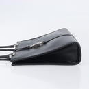 GUCCI Jackie Hand Bag Leather Black Silver 002 1065 Auth 209943V-4
