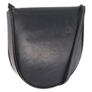 LOEWE Shoulder Pouch Heel Pouch Leather Black Auth 209944-1