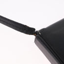 LOEWE Shoulder Pouch Heel Pouch Leather Black Auth 209944-10