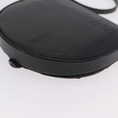 LOEWE Shoulder Pouch Heel Pouch Leather Black Auth 209944-13