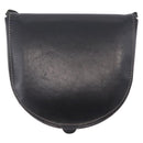 LOEWE Shoulder Pouch Heel Pouch Leather Black Auth 209944-3