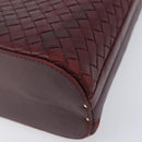 Bottega Veneta INTRECCIATO Hand Bag Leather Red Auth 209946V-8