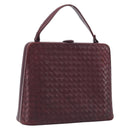 Bottega Veneta INTRECCIATO Hand Bag Leather Red Auth 209946V-1