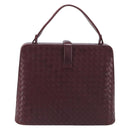 Bottega Veneta INTRECCIATO Hand Bag Leather Red Auth 209946V-2