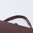 Bottega Veneta INTRECCIATO Hand Bag Leather Red Auth 209946V-14