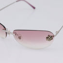 CHANEL Camelia Sunglasses Metal Pink CC Auth 209949V-7