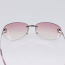 CHANEL Camelia Sunglasses Metal Pink CC Auth 209949V-9