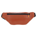Coach Body Bag Leather Brown White Auth 209957A-3