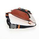 Coach Body Bag Leather Brown White Auth 209957A-8