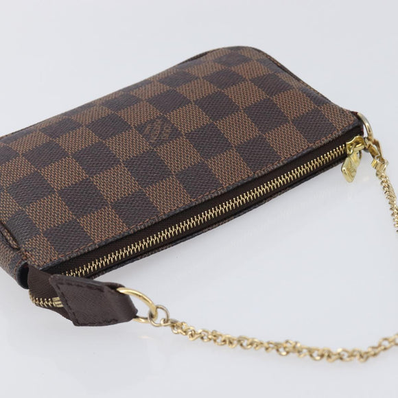 LOUIS VUITTON Ebene Mini Pochette Accessoires Pouch N58009 LV Auth 209964A