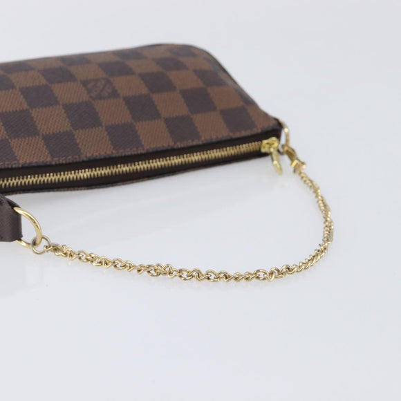 LOUIS VUITTON Ebene Mini Pochette Accessoires Pouch N58009 LV Auth 209964A