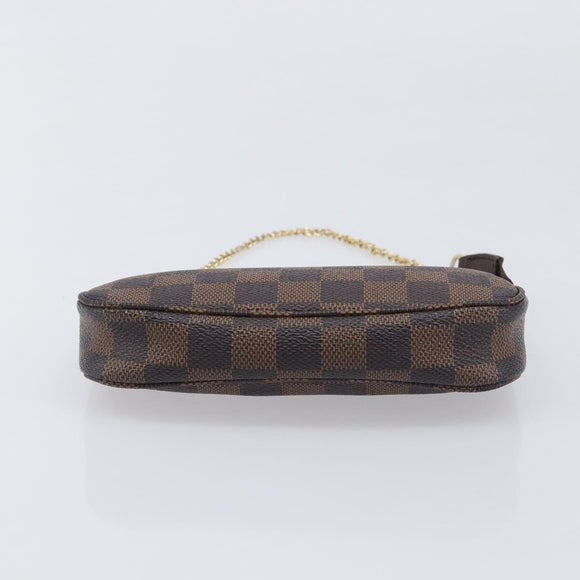 LOUIS VUITTON Ebene Mini Pochette Accessoires Pouch N58009 LV Auth 209964A