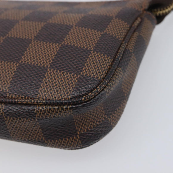LOUIS VUITTON Ebene Mini Pochette Accessoires Pouch N58009 LV Auth 209964A