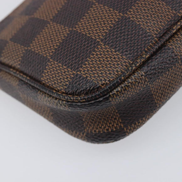 LOUIS VUITTON Ebene Mini Pochette Accessoires Pouch N58009 LV Auth 209964A