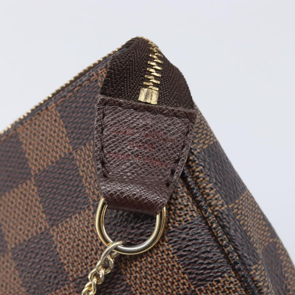 LOUIS VUITTON Ebene Mini Pochette Accessoires Pouch N58009 LV Auth 209964A