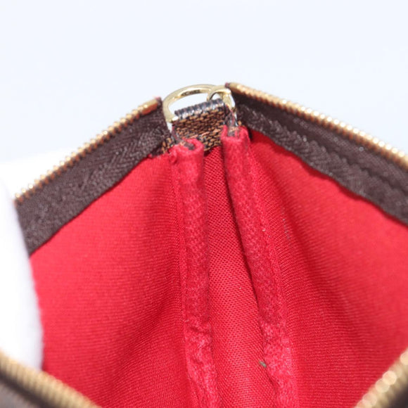 LOUIS VUITTON Ebene Mini Pochette Accessoires Pouch N58009 LV Auth 209964A