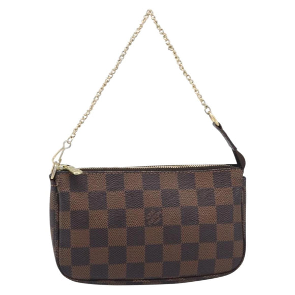 LOUIS VUITTON Ebene Mini Pochette Accessoires Pouch N58009 LV Auth 209964A