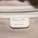 Christian Dior Panarea Hand Bag Canvas Ivory Silver Auth 209976A-20