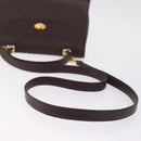 Bally Hand Bag Leather 2way Brown Gold Auth 209977-9