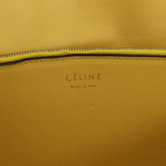 CELINE Clutch Bag Suede Calfskin leather Multicolor Silver Auth 209979A