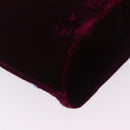 Salvatore Ferragamo Gancini Tote Bag Velor Purple Silver Auth 209980V-12