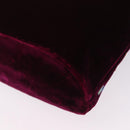 Salvatore Ferragamo Gancini Tote Bag Velor Purple Silver Auth 209980V-13