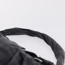 Miu Miu Hand Bag Vitellolux Black Silver Auth 209983A-8