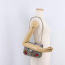 Valentino Chain Shoulder Bag Leather Light Blue Gold Auth 209984V-27